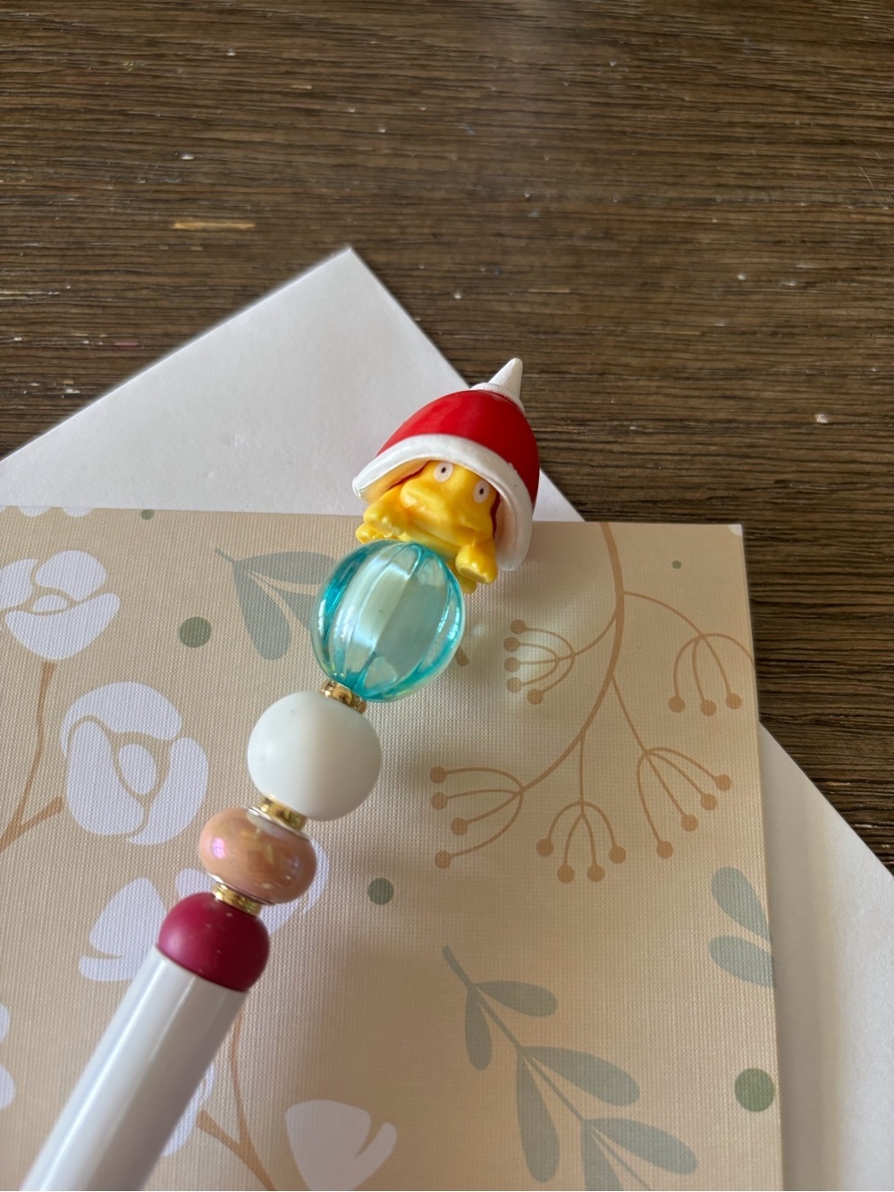 Mario: Spike Shell handmade beaded pen